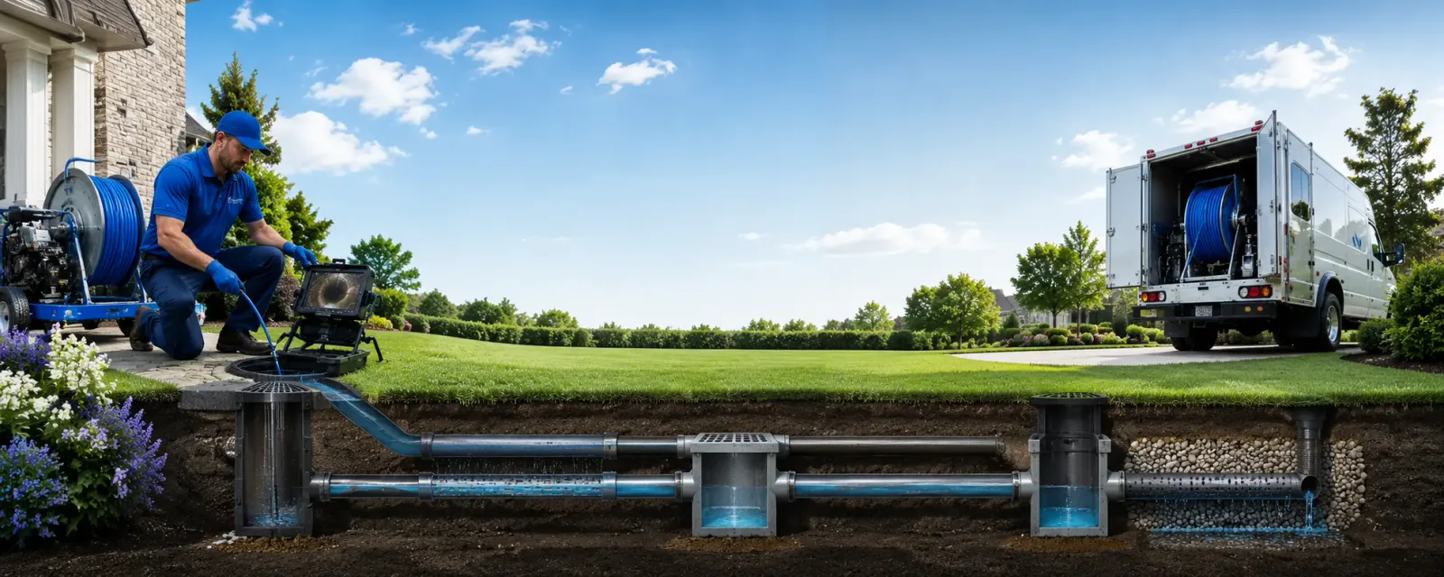 Outdoor drain cleaning information for Dansville, MI